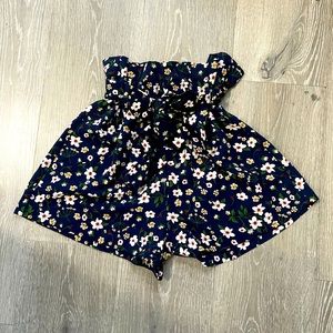 Belted summer shorts